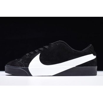 Nike Blazer City Low XS Black White AV2253-001 Shoes